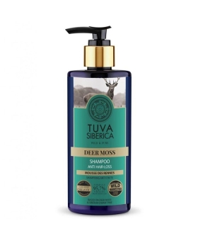 Bio - szampon pobudzający wzrost włosów Deer Moss Tuva Siberica 300 ml